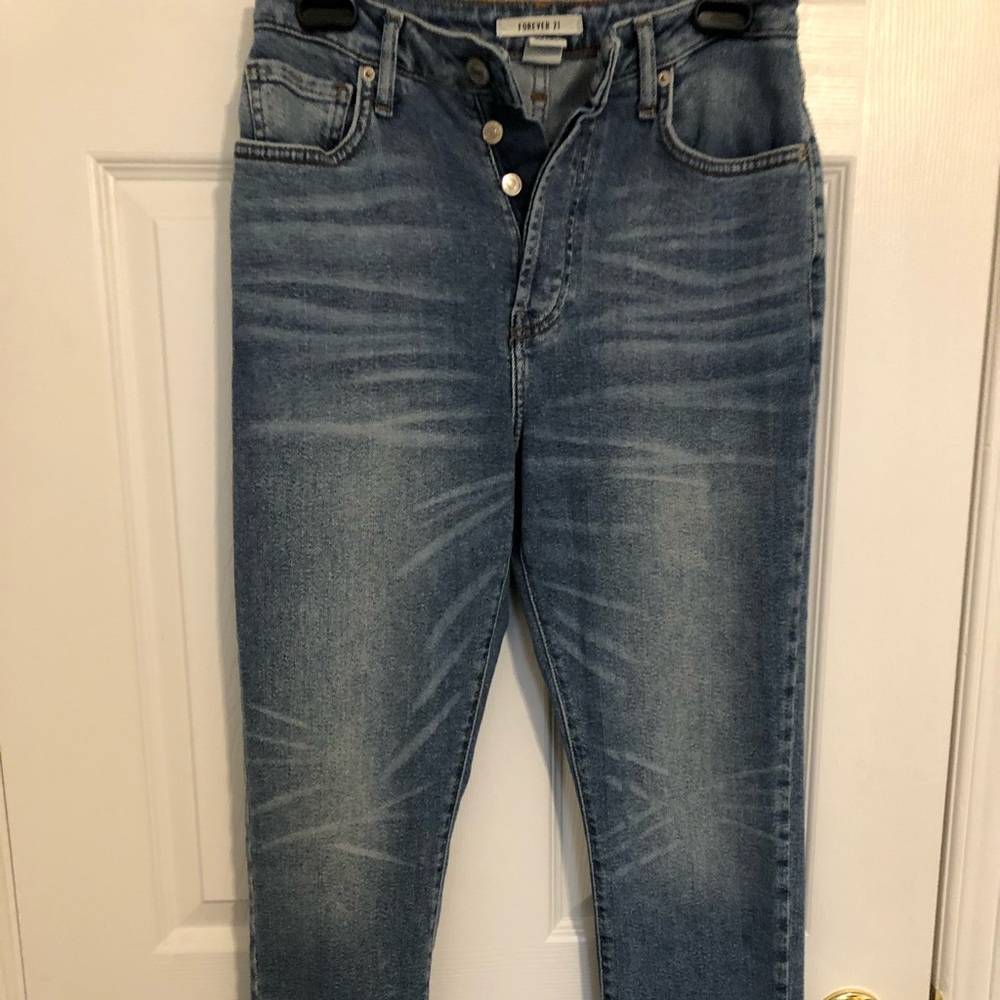 Straight leg jeans